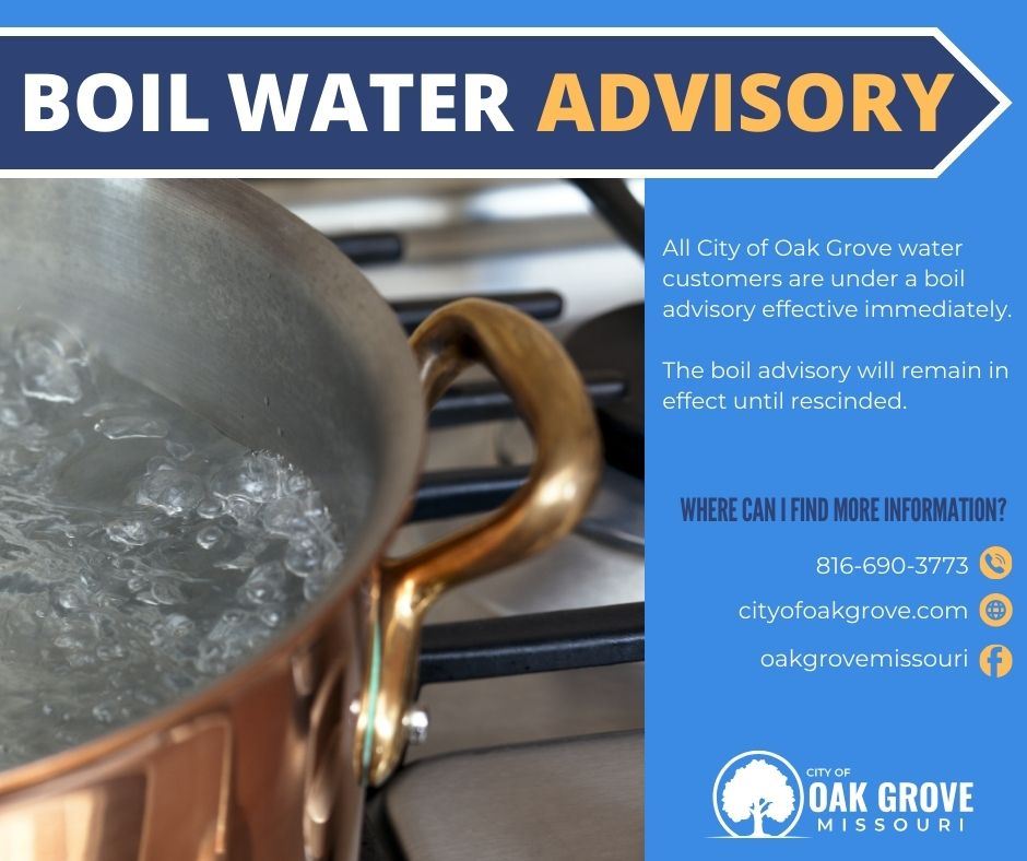 Boil Advisory with message